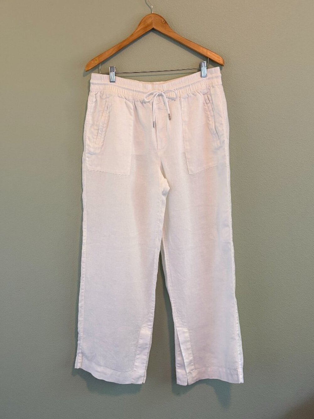 Athleta Wide Leg Linen Pants - Size 12